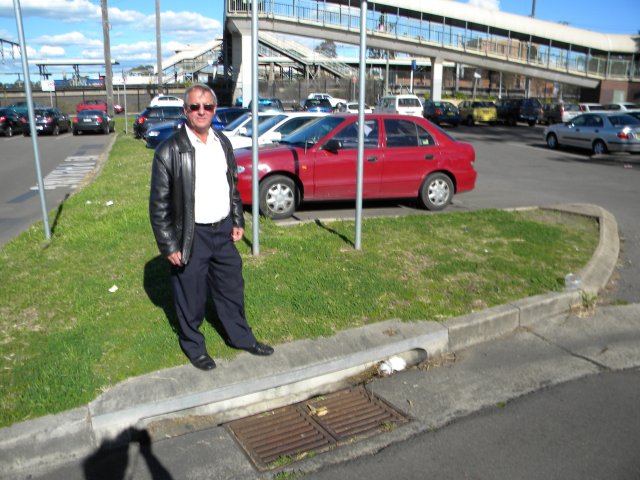 Gordon Morton standing near what was once the boundary of the Rooty Hill farm.